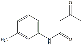 N-(3-Aminophenyl)-3-oxobutanamide Struktur