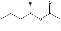 (+)-Propionic acid (S)-1-methylbutyl ester Struktur