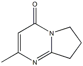 2-Methyl-7,8-dihydropyrrolo[1,2-a]pyrimidin-4(6H)-one Struktur