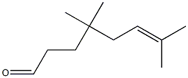 4,4,7-Trimethyl-6-octen-1-al Struktur