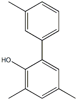 4,6-Dimethyl-2-(3-methylphenyl)phenol Struktur