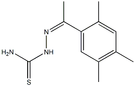 1-[1-(2,4,5-Trimethylphenyl)ethylidene]thiosemicarbazide Struktur