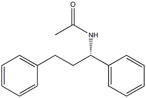 (-)-N-[(S)-1,3-Diphenylpropyl]acetamide Struktur