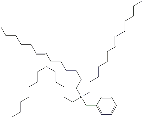 Tri(7-tridecenyl)benzylaminium Struktur