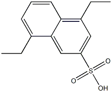 4,8-Diethyl-2-naphthalenesulfonic acid Struktur