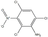 2,4,6-Trichloro-3-nitroaniline Struktur