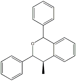 (4R)-1,3-Diphenyl-4-methyl-3,4-dihydro-1H-2-benzopyran Struktur