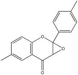 2,3-Epoxy-2,3-dihydro-4',6-dimethylflavone Struktur