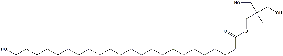 23-Hydroxytricosanoic acid 2,2-bis(hydroxymethyl)propyl ester Struktur