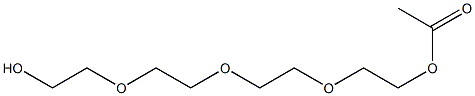 Acetic acid 11-hydroxy-3,6,9-trioxaundecan-1-yl ester Struktur