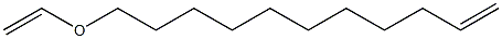 Ethenyl 10-undecenyl ether Struktur