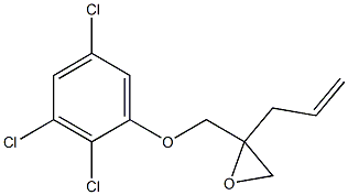 2,3,5-Trichlorophenyl 2-allylglycidyl ether Struktur