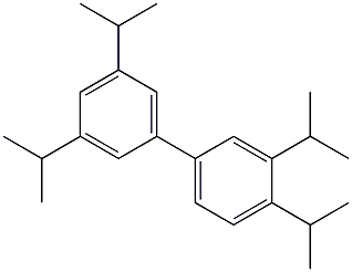 3,4,3',5'-Tetraisopropyl-1,1'-biphenyl Struktur