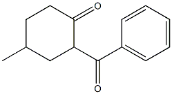 4-Methyl-2-(benzoyl)cyclohexan-1-one Struktur