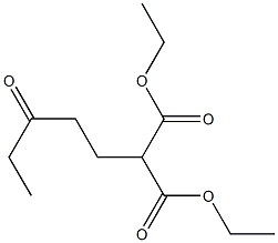 3-Oxopentylmalonic acid diethyl ester Struktur