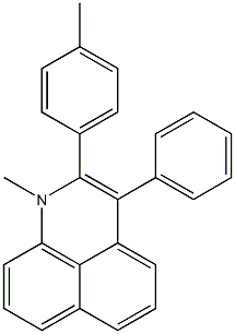 1-Methyl-2-(p-tolyl)-3-phenyl-1H-benzo[de]quinoline Struktur