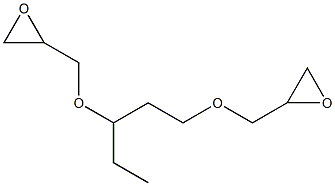 2,2'-[1,3-Pentanediylbis(oxymethylene)]bis(oxirane) Struktur