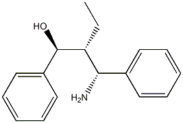 (1S,2R,3R)-3-Amino-2-ethyl-1,3-diphenylpropan-1-ol Struktur