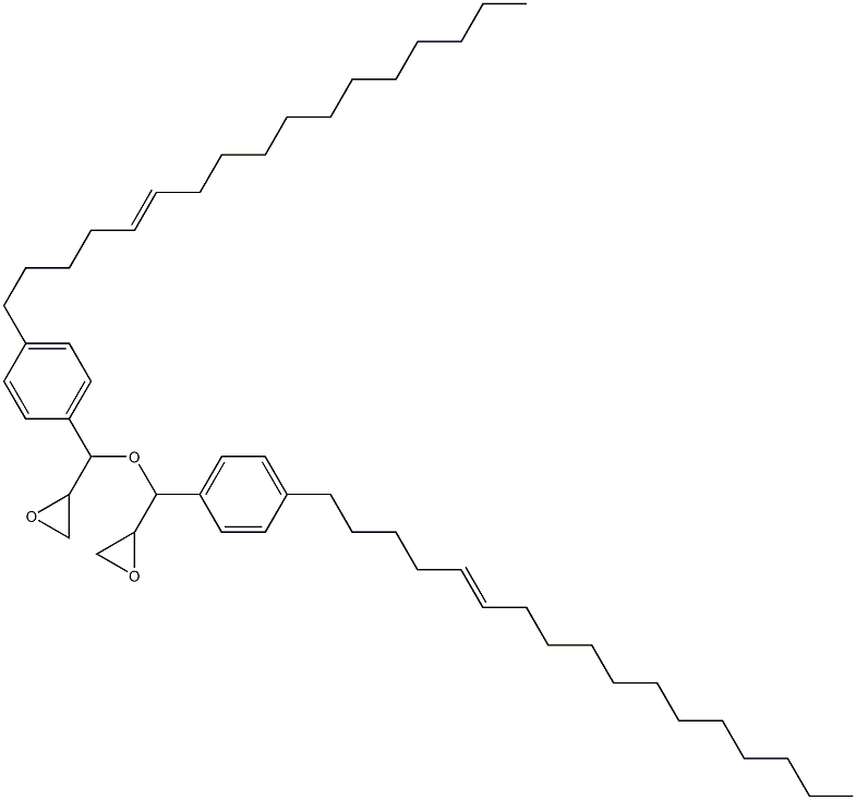 4-(5-Heptadecenyl)phenylglycidyl ether Struktur