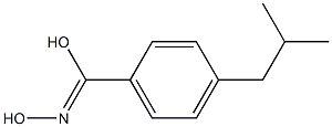 4-(2-Methylpropyl)benzohydroximic acid Struktur