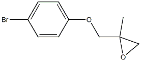 4-Bromophenyl 2-methylglycidyl ether Struktur