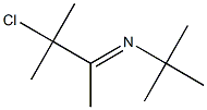 N-(tert-Butyl)-N-(3-chloro-3-methylbutan-2-ylidene)amine Struktur