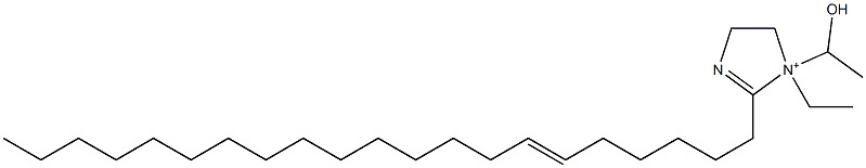 1-Ethyl-2-(6-henicosenyl)-1-(1-hydroxyethyl)-2-imidazoline-1-ium Struktur