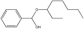 Benzaldehyde ethylhexyl acetal Struktur