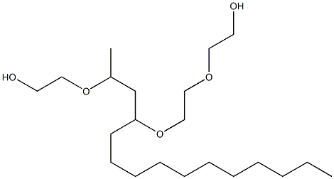 9-Methyl-7-undecyl-3,6,10-trioxa-1,12-dodecanediol Struktur