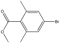 4-Bromo-2,6-dimethylbenzoic acid methyl ester Struktur