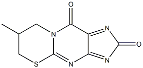 7-Methyl-7,8-dihydro-6H-[1,3]thiazino[3,2-a]purine-2,10-dione Struktur