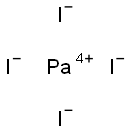 Protactinium(IV) tetraiodide Struktur