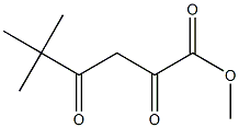 2,4-Dioxo-5,5-dimethylhexanoic acid methyl ester Struktur