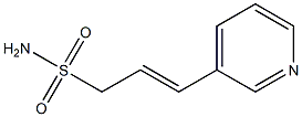 3-(3-Pyridinyl)-2-propene-1-sulfonamide Struktur