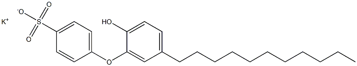 2'-Hydroxy-5'-undecyl[oxybisbenzene]-4-sulfonic acid potassium salt Struktur