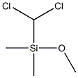 (Dichloromethyl)dimethylmethoxysilane Struktur