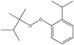 2-Isopropylphenyl 1,1,2-trimethylpropyl peroxide Struktur