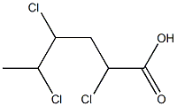 2,4,5-Trichlorohexanoic acid Struktur