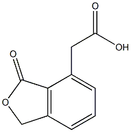 1,3-Dihydro-3-oxo-4-isobenzofuranacetic acid Struktur