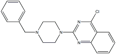 2-[4-Benzyl-1-piperazinyl]-4-chloroquinazoline Struktur