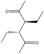 (3S,4R)-3,4-Diethylhexane-2,5-dione Struktur