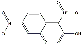 1,6-Dinitro-2-naphthol Struktur