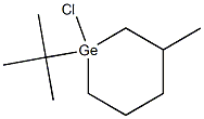 1-Chloro-1-tert-butyl-3-methylgermacyclohexane Struktur