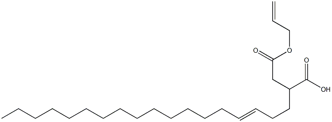 2-(3-Octadecenyl)succinic acid 1-hydrogen 4-allyl ester Struktur