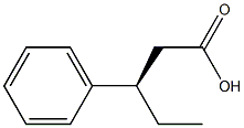 [R,(-)]-3-Phenylvaleric acid Struktur