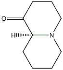 (9aS)-Hexahydro-4H-quinolizin-1(9aH)-one Struktur