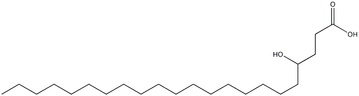 4-Hydroxydocosanoic acid Struktur