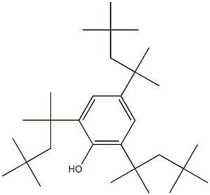 2,4,6-Tris(1,1,3,3-tetramethylbutyl)phenol Struktur