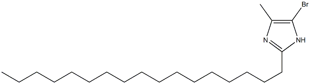 5-Bromo-2-heptadecyl-4-methyl-1H-imidazole Struktur