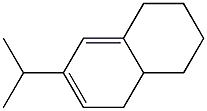 1,2,3,4,4a,5-Hexahydro-7-isopropylnaphthalene Struktur